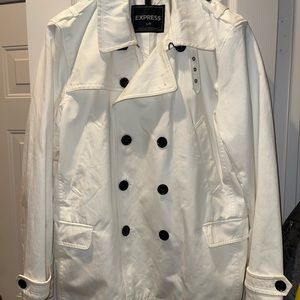 Express mens double breast peacoat.
